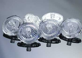 Transparent screen-exchange cartridges used for mechanical stromal-cell isolation